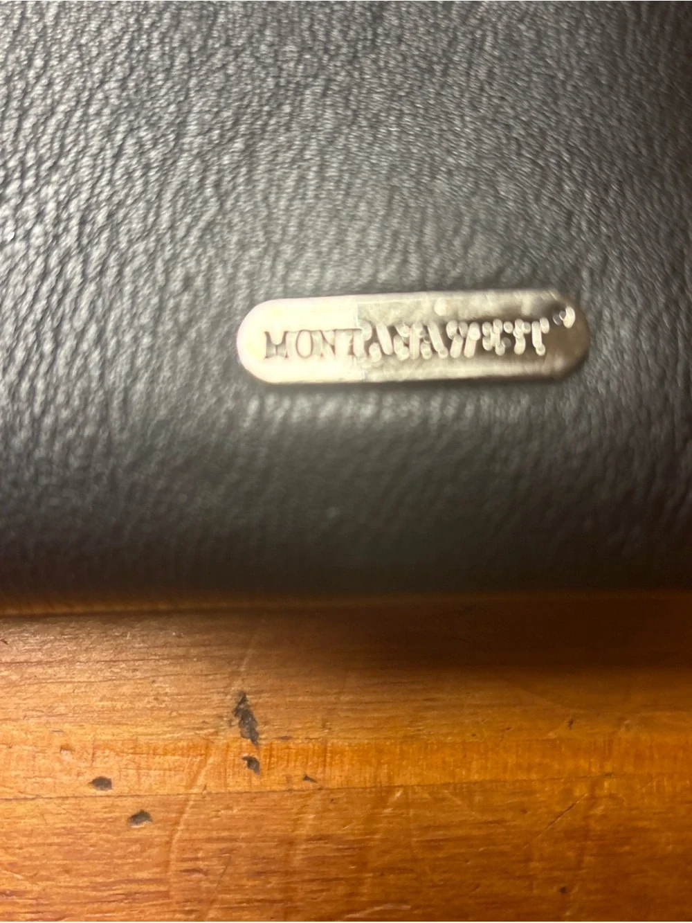 Montana West Black Studded Floral Wristlet Clutch